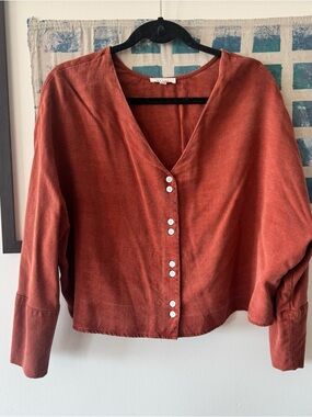 VETTA Dolman Top Rust M